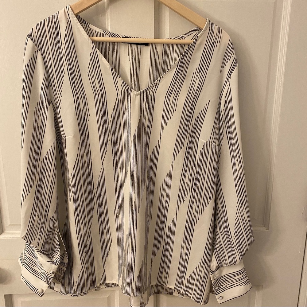 Black and White Rebel Wilson Blouse Shirt